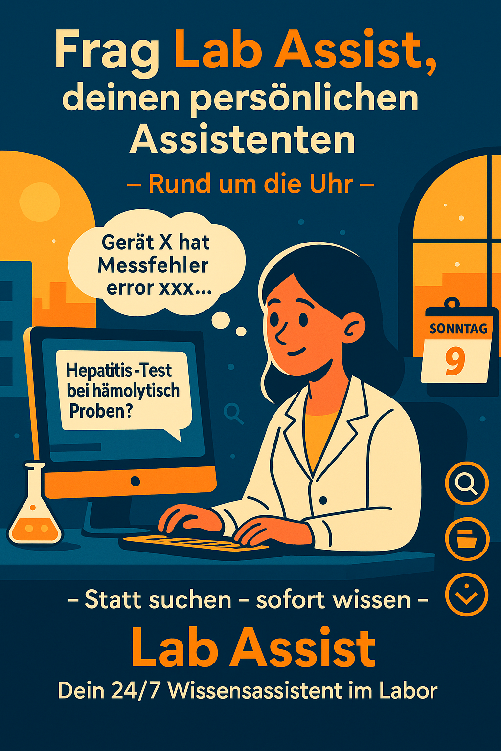 Frag Lab Assist deinen persönlichen Assistenten
